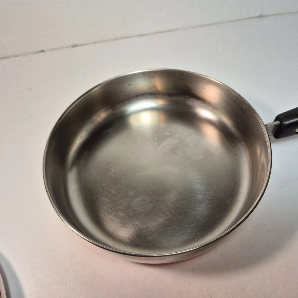 Revere Ware Revereware 1 Qt Copper Bottom Combination Pan Riverside with Lid